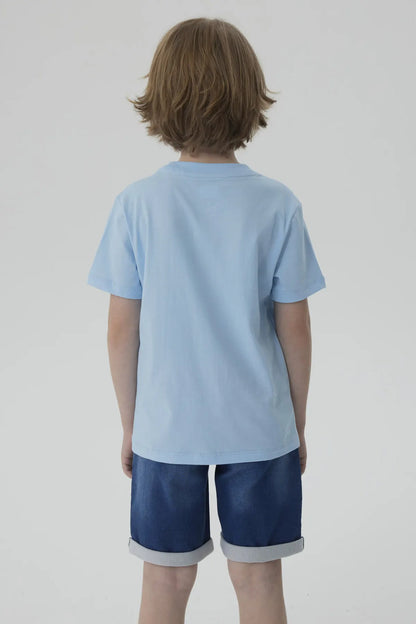 Polera Bob Esponja Celeste