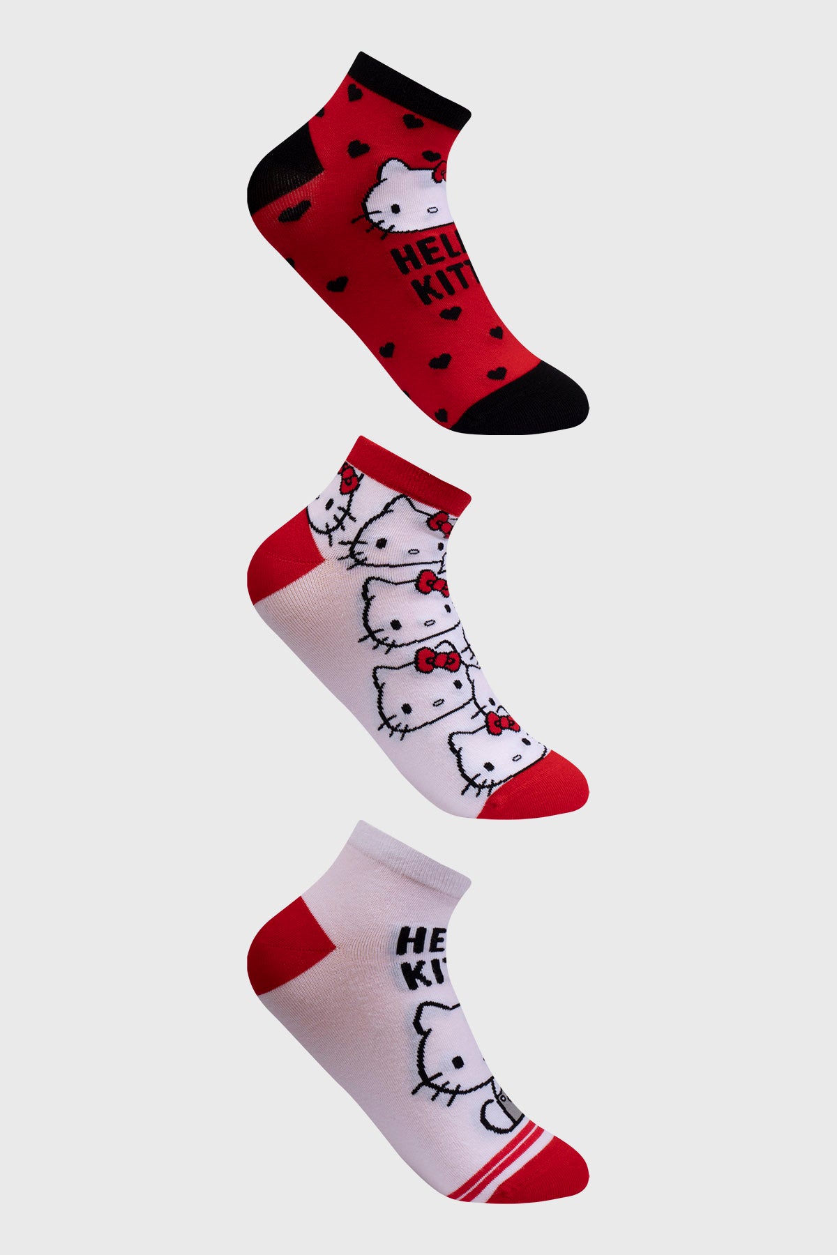 Calceta Tripack Hello Kitty