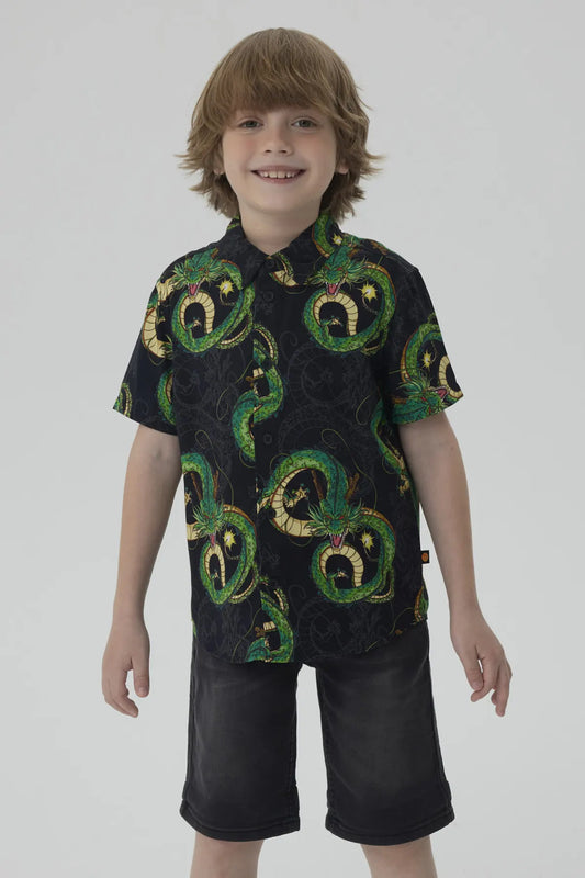 Camisa Dragon Ball Negro