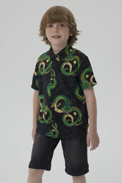 Camisa Dragon Ball Negro