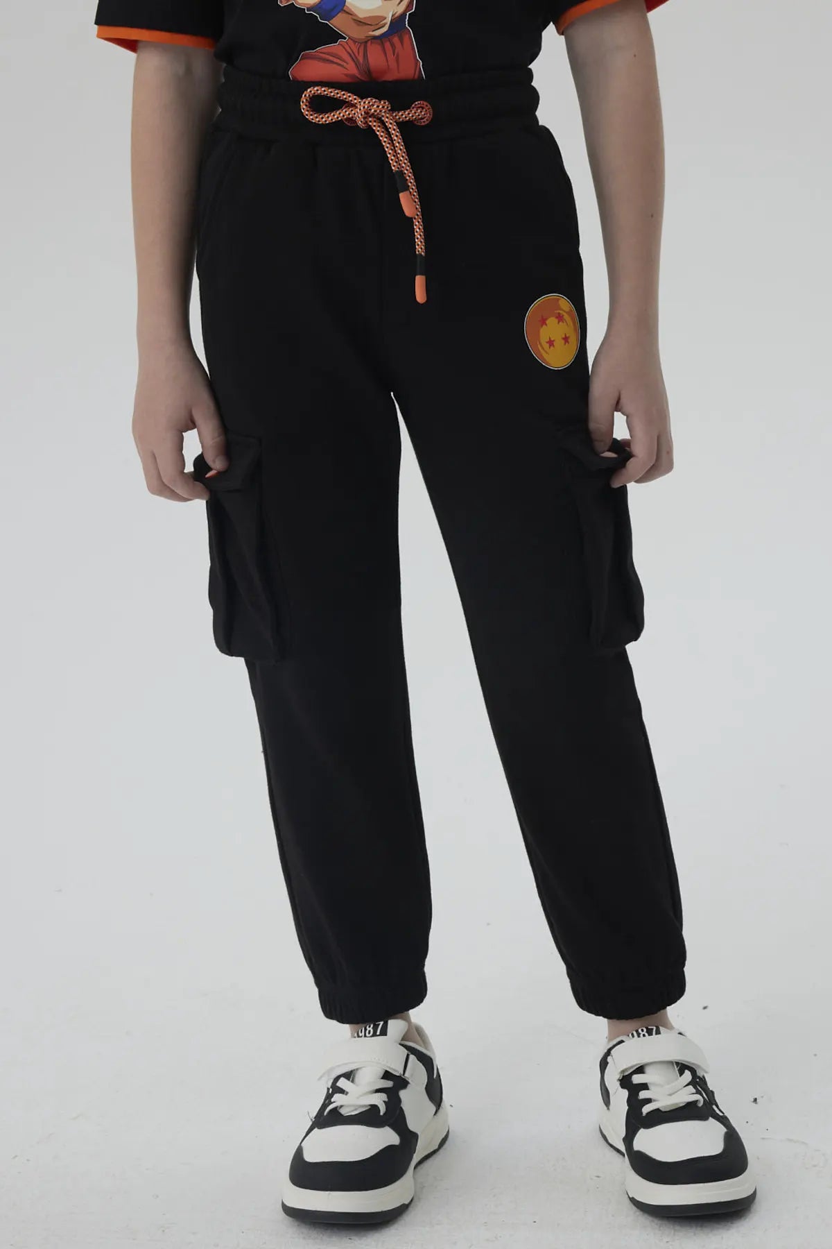 Pantalón Buzo Dragon Ball Negro