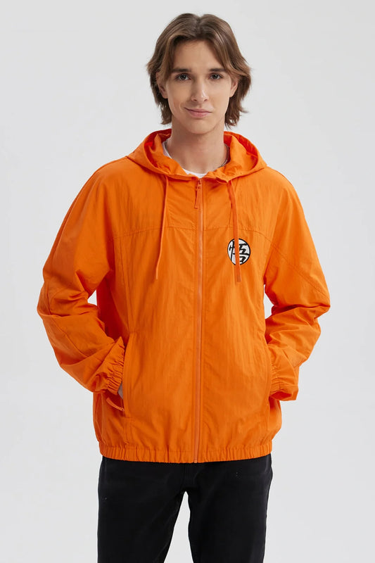 Cortavientos Dragon Ball Naranja
