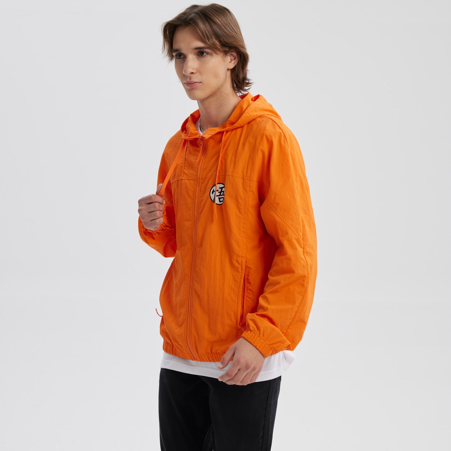 Chaqueta Cortavientos Dragon Ball Naranja