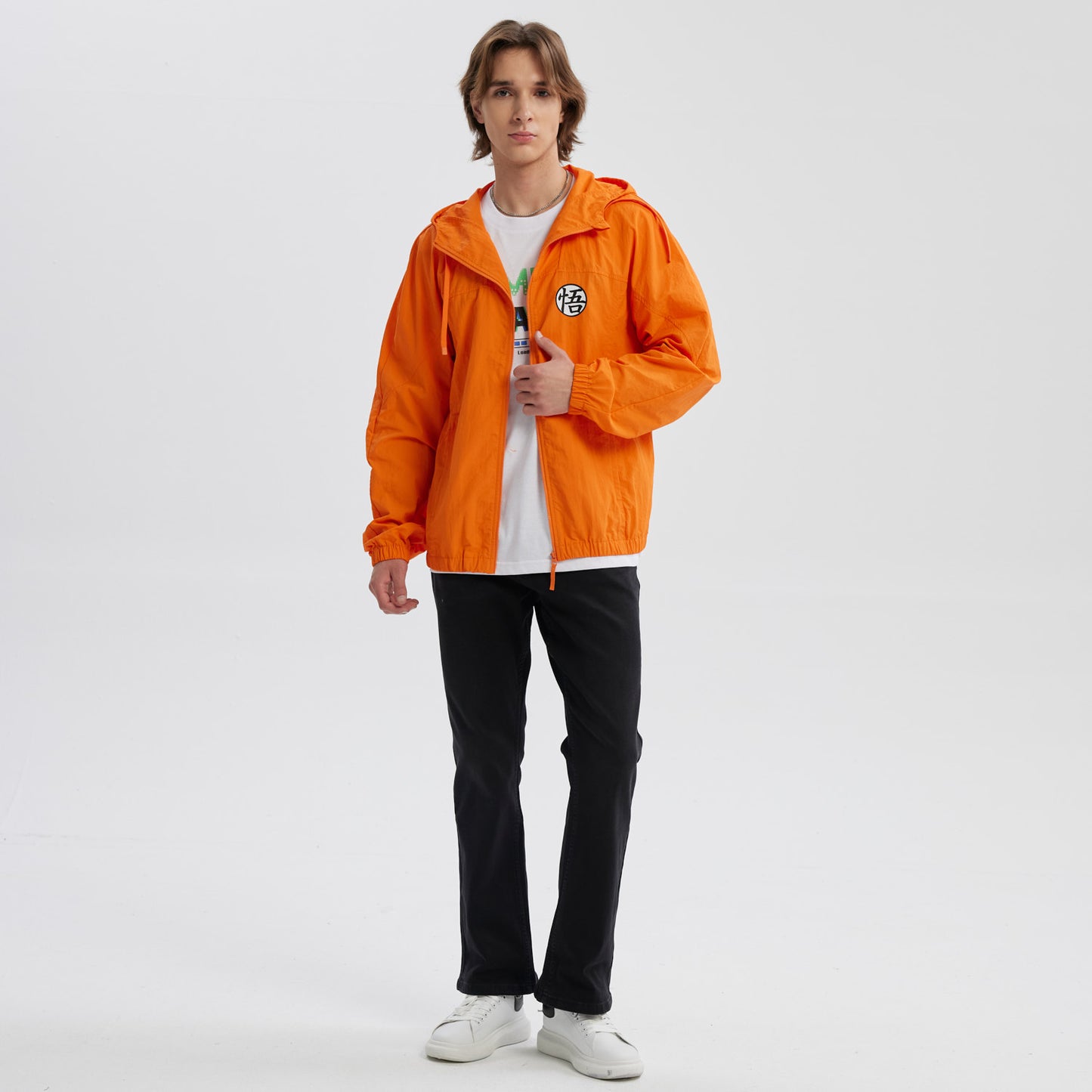 Chaqueta Cortavientos Dragon Ball Naranja