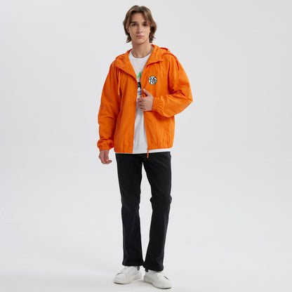 Chaqueta Cortavientos Dragon Ball Naranja