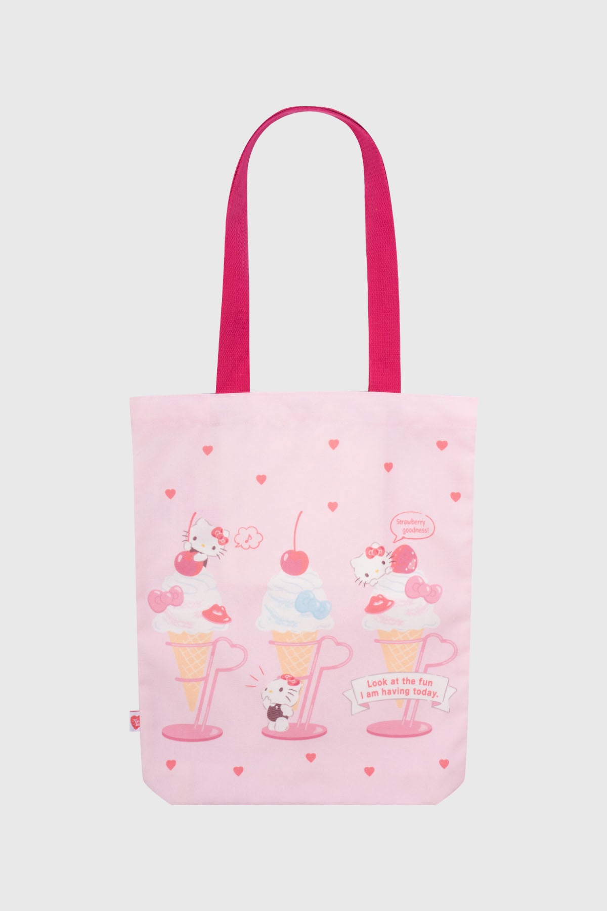 Bolsa Hello Kitty Palo Rosa