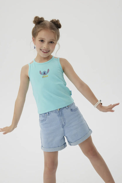 Polera Stitch Celeste