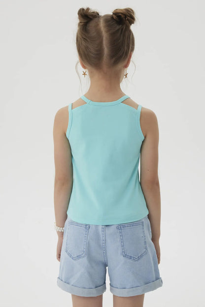 Polera Stitch Celeste