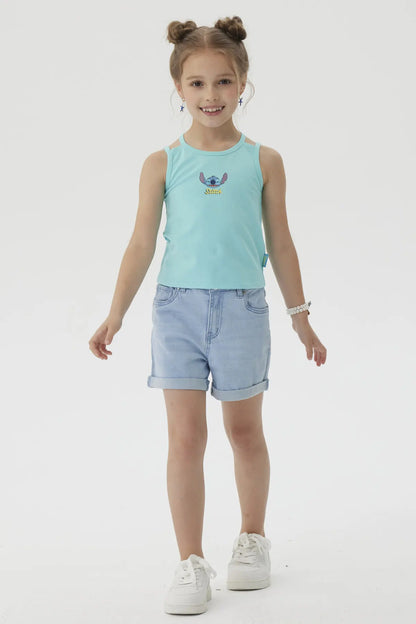 Polera Stitch Celeste