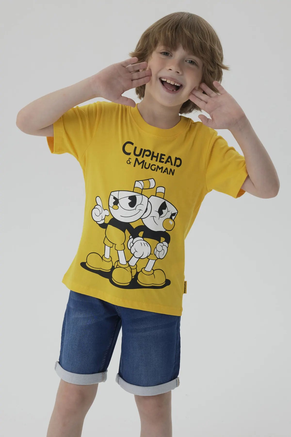 Polera Cuphead Amarilla