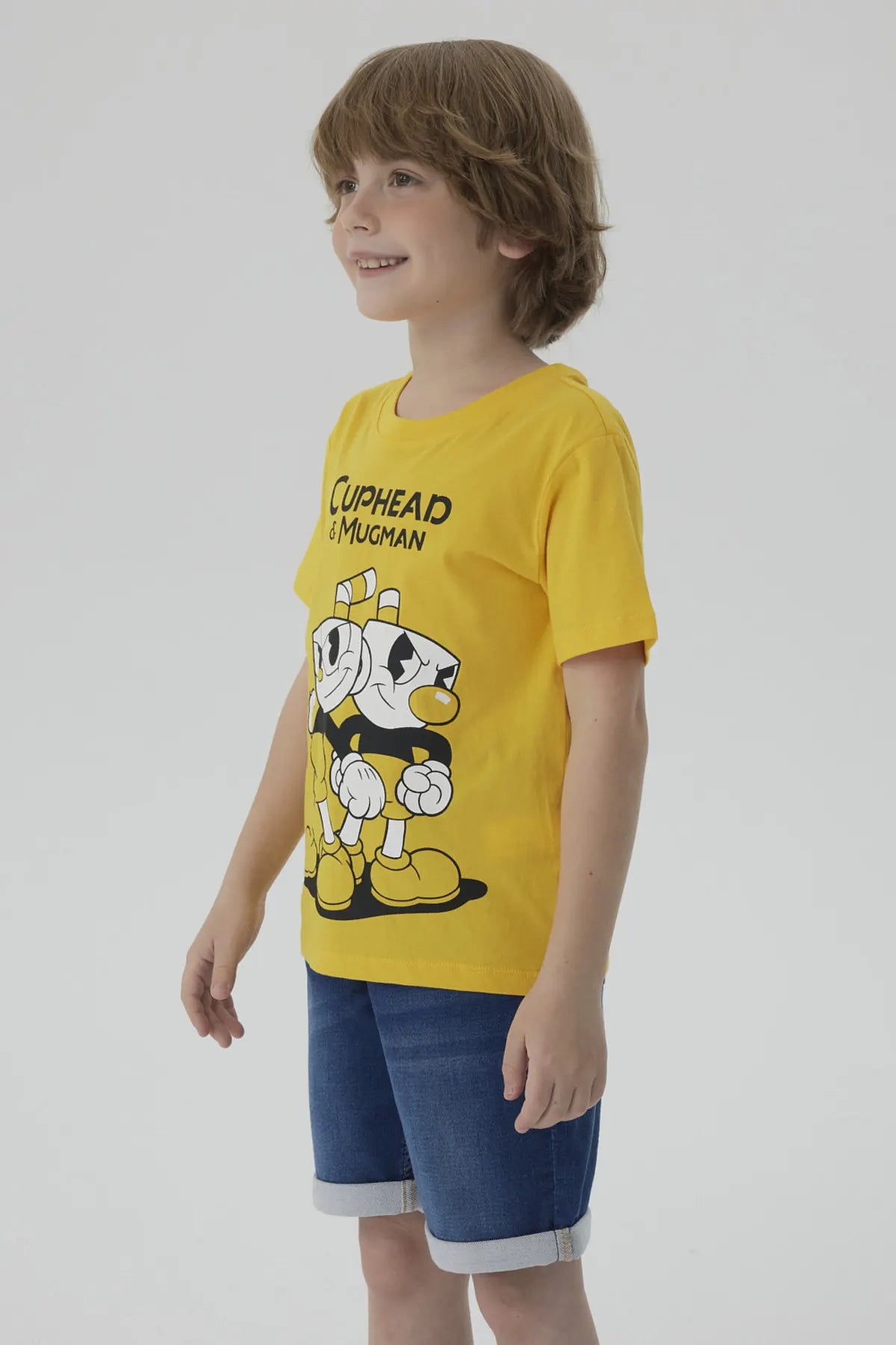 Polera Cuphead Amarilla