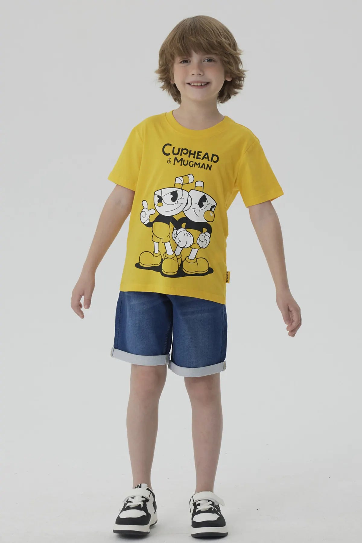 Polera Cuphead Amarilla