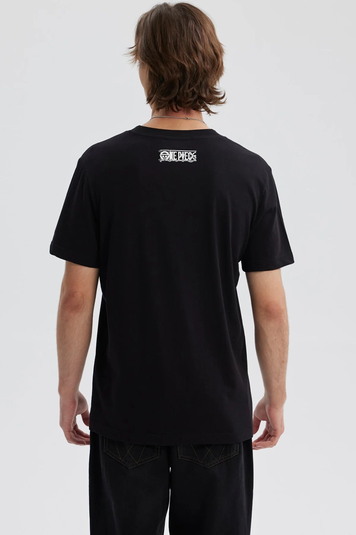 Polera One Piece Monkey D. Luffy Negra