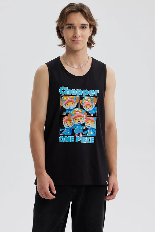 Polera One Piece Chopper Negra