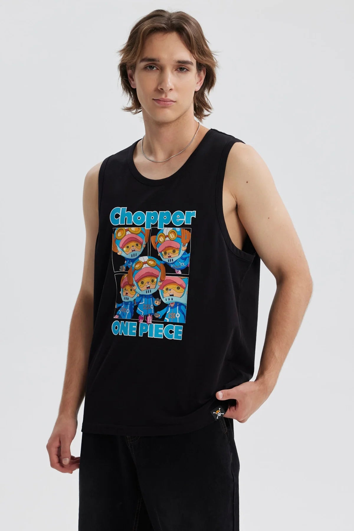 Polera One Piece Chopper Negra