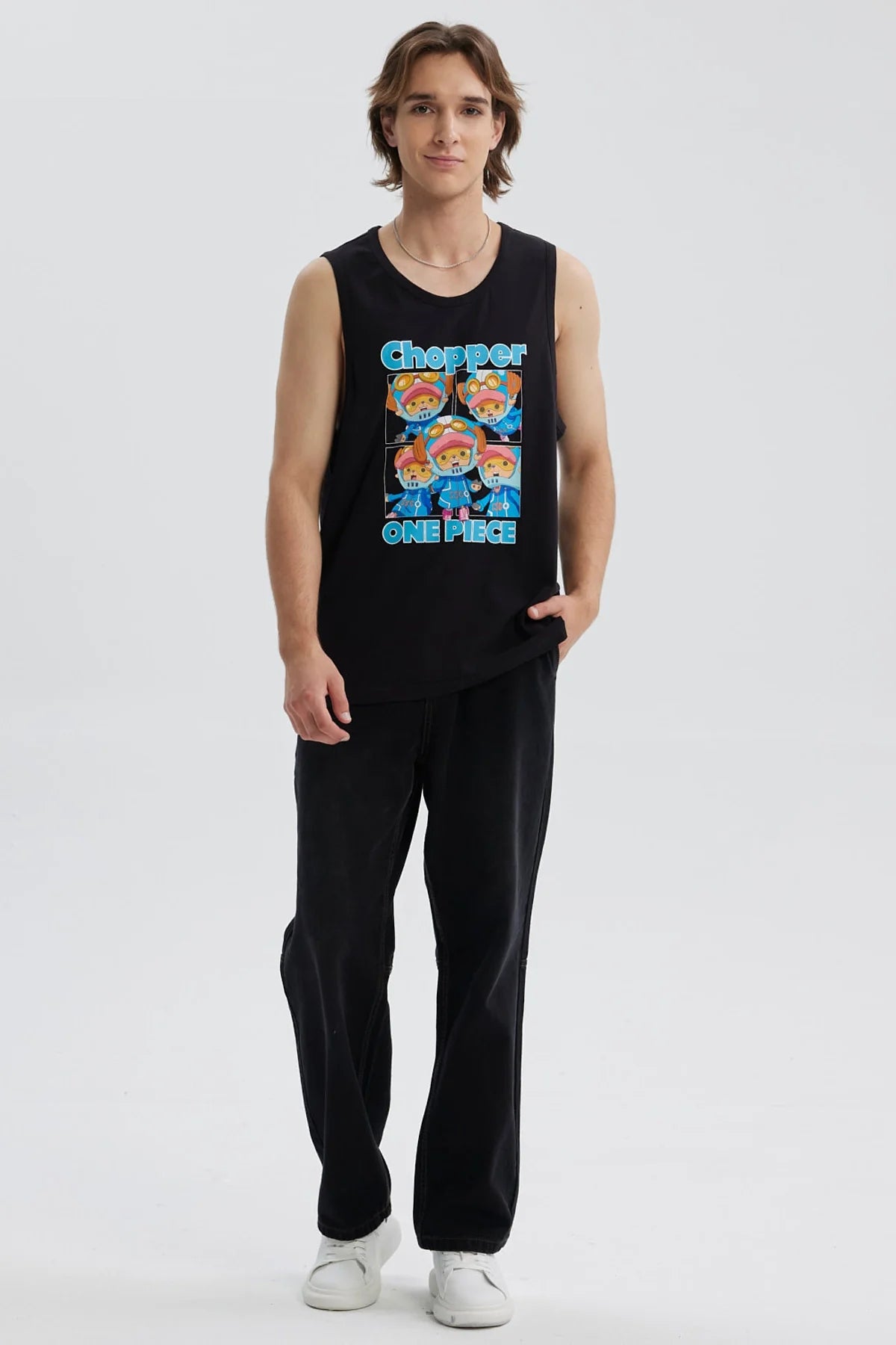 Polera One Piece Chopper Negra
