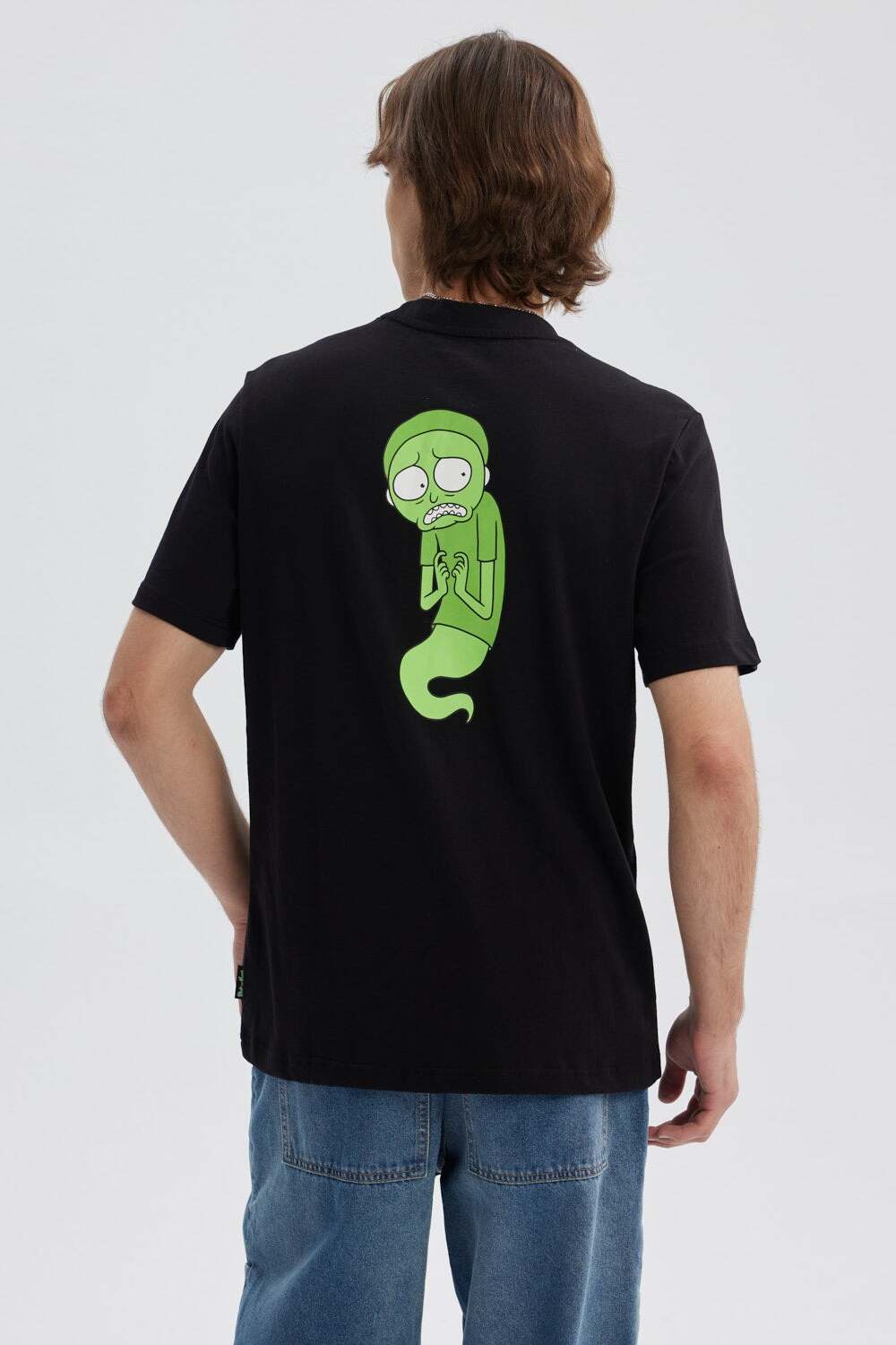 Polera Rick & Morty Negra