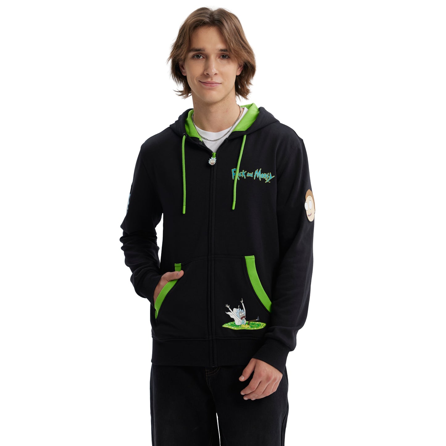 Polerón Rick & Morty Negro