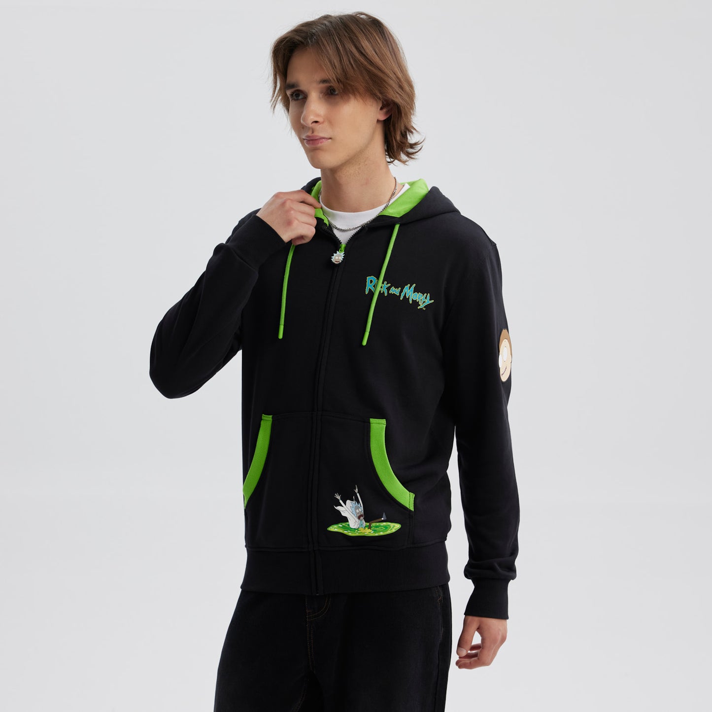 Polerón Rick & Morty Negro