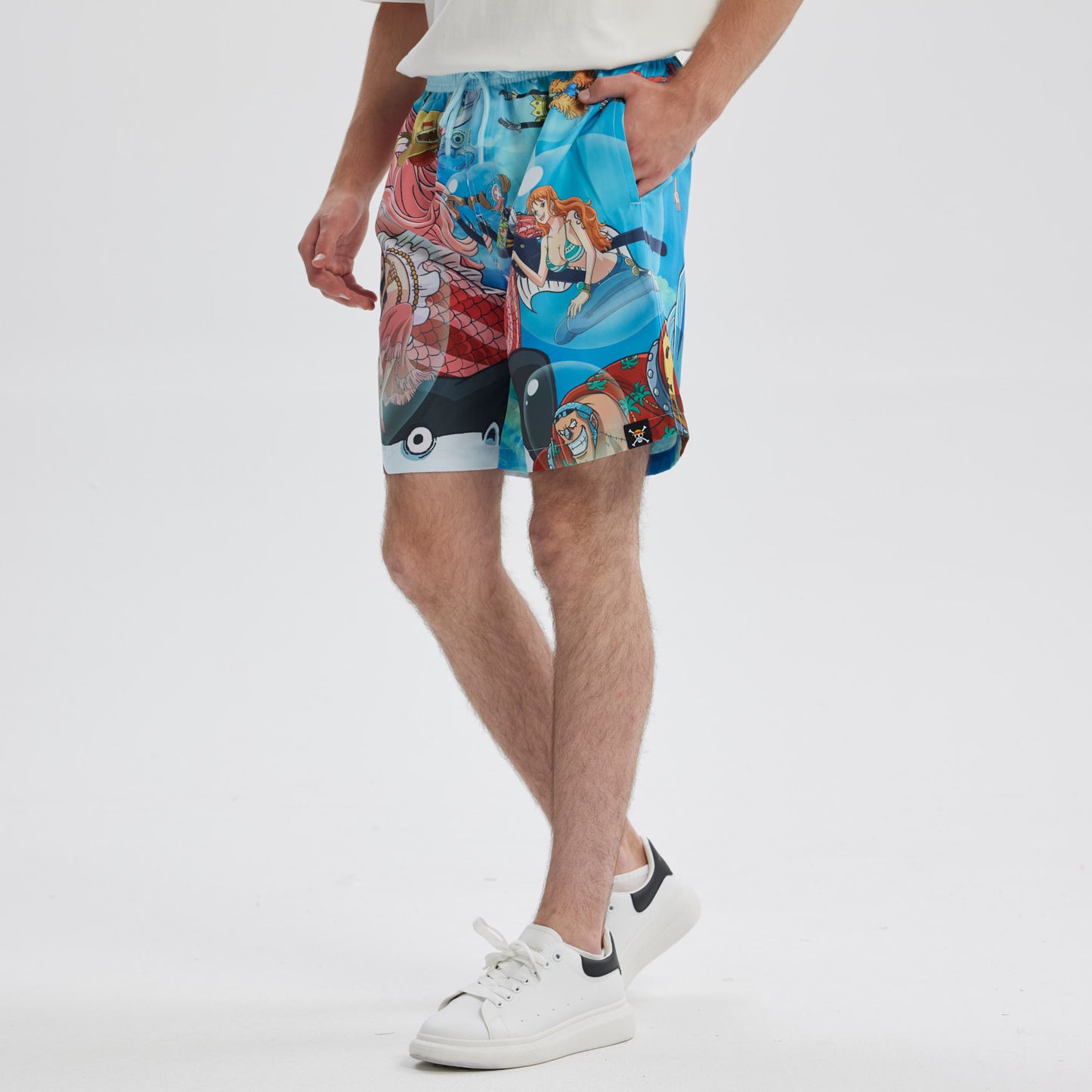 Short De Baño One Piece Celeste