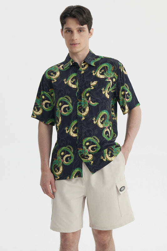 Camisa Dragon Ball Shenlong Negra