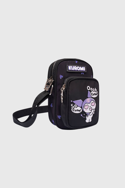 Crossbody Kuromi Negro