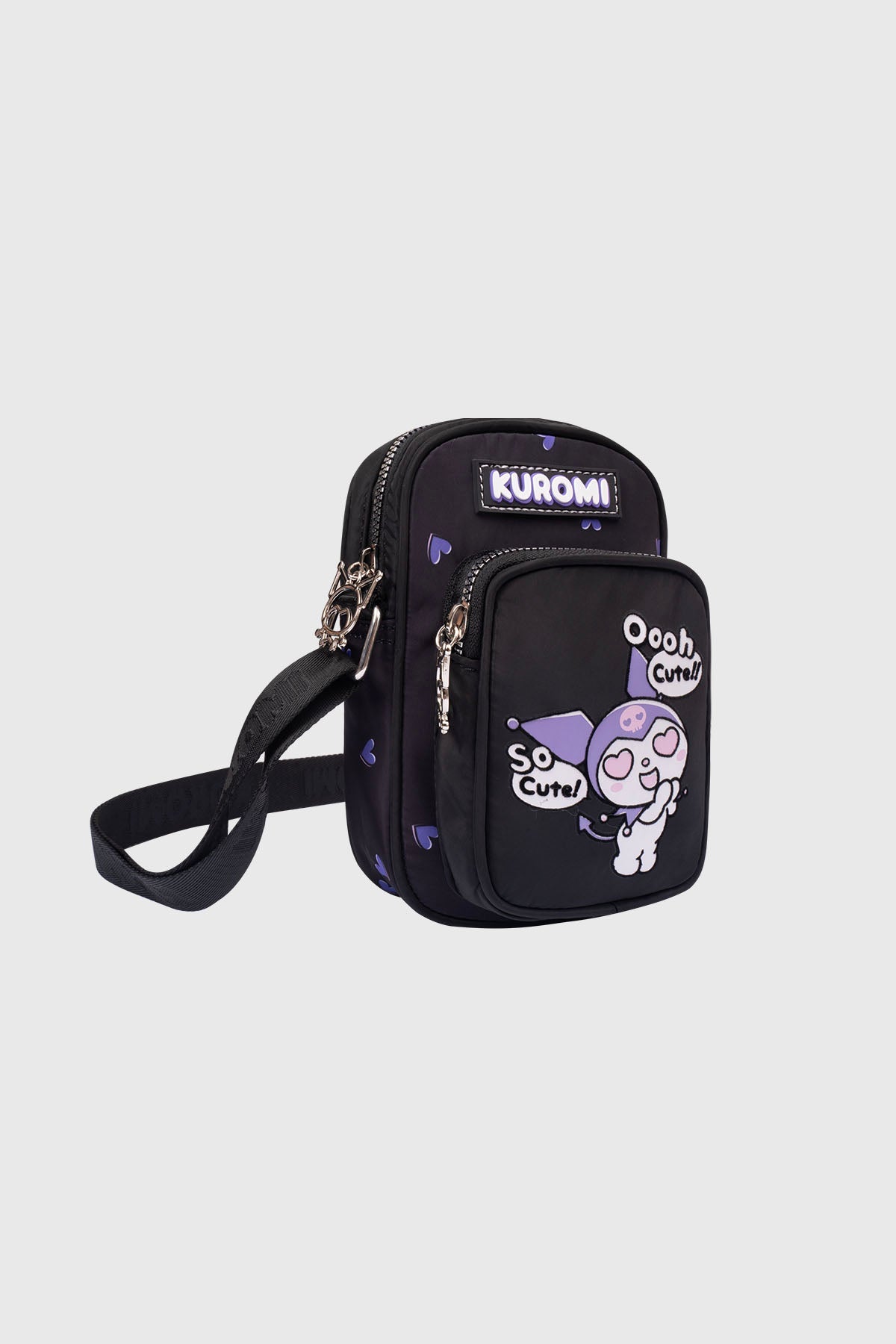 Crossbody Kuromi Negro