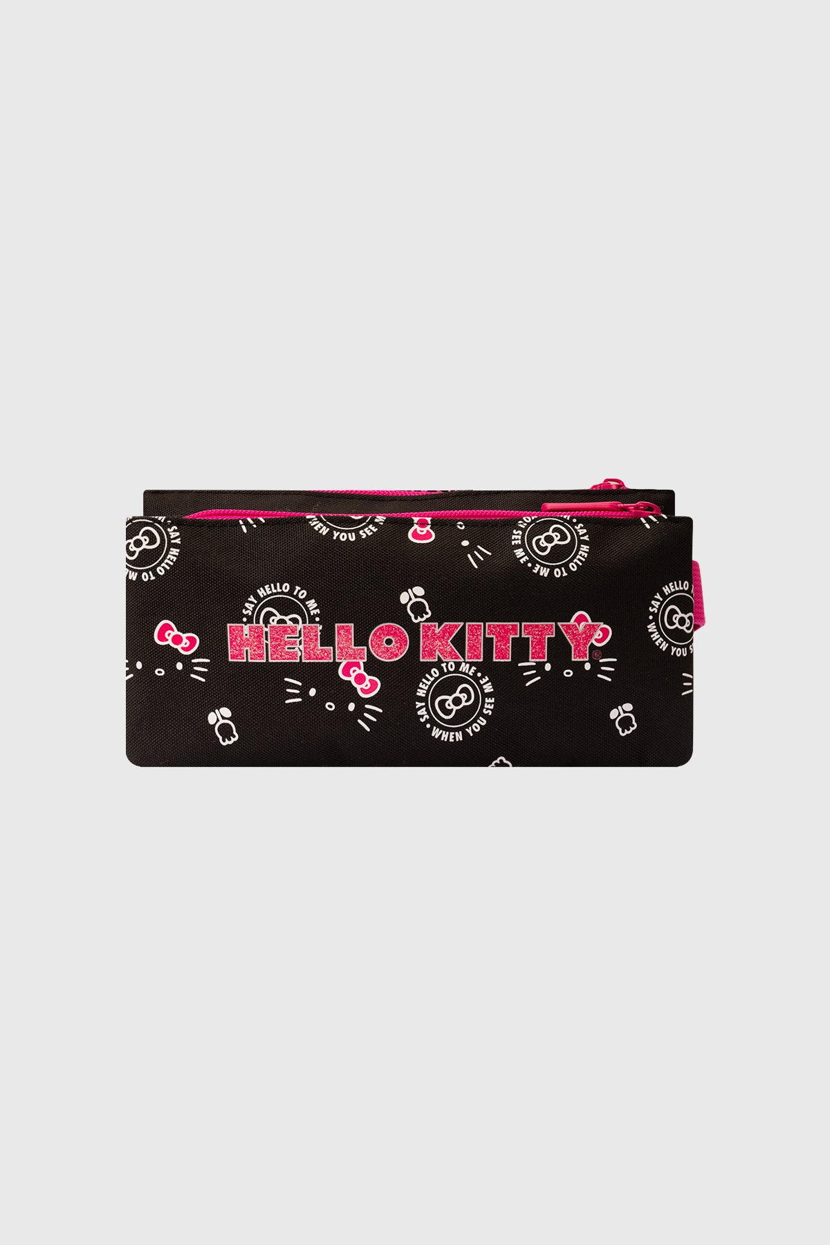 Estuche Hello Kitty Negro