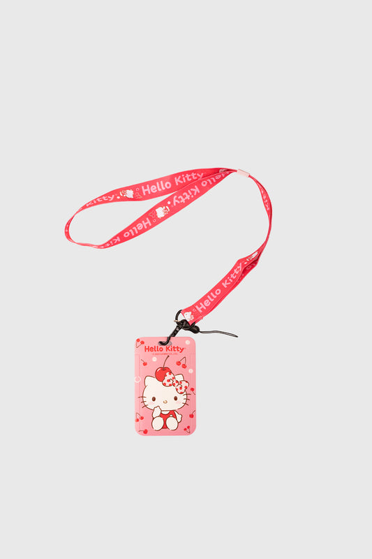 Lanyard Hello Kitty Rosado