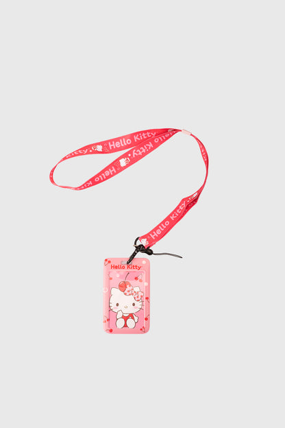 Lanyard Hello Kitty Rosado