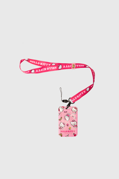 Lanyard Hello Kitty Rosado
