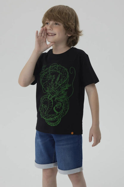 Polera Dragon Ball Negra