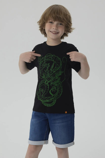 Polera Dragon Ball Negra