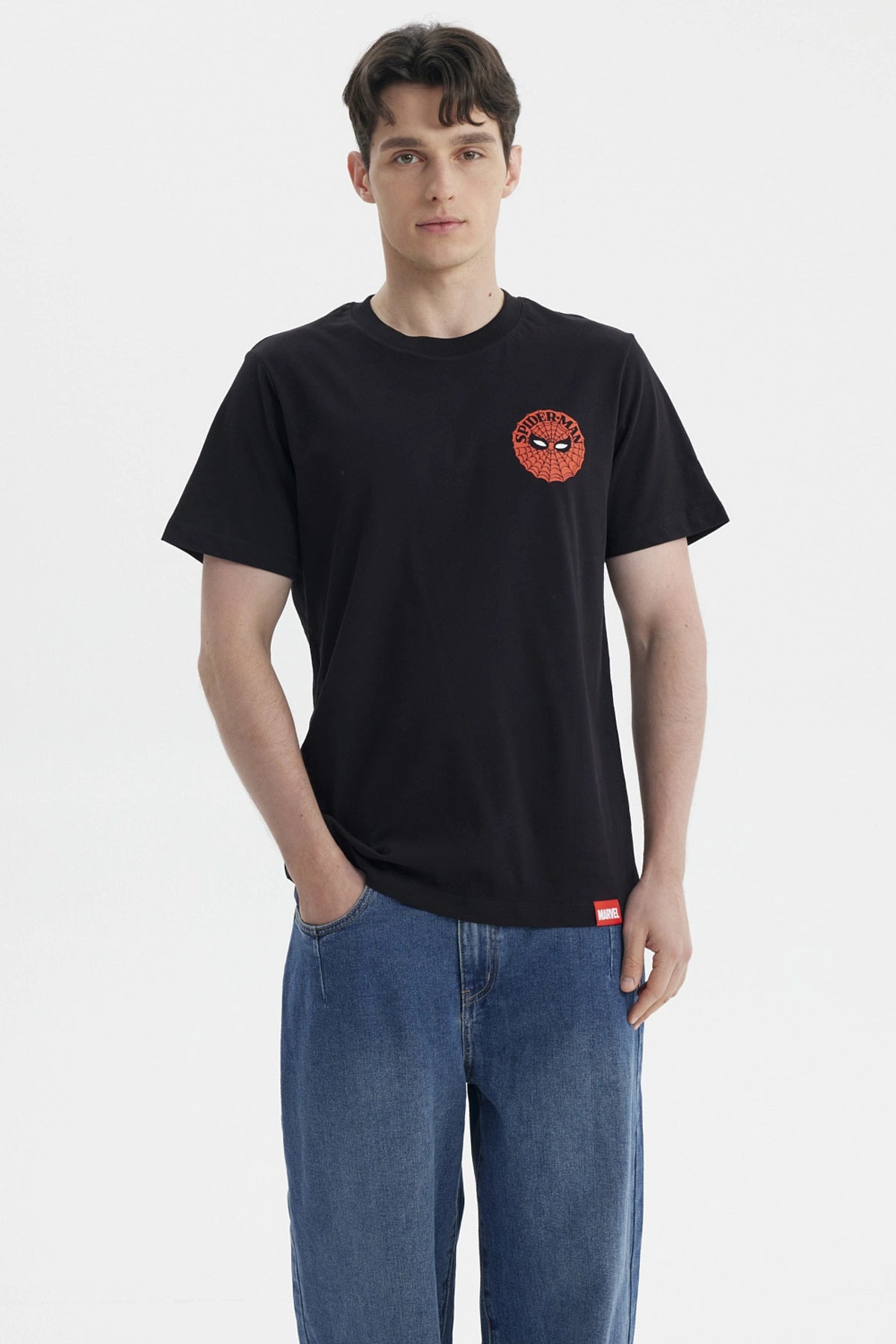 Polera Spider Man Negra