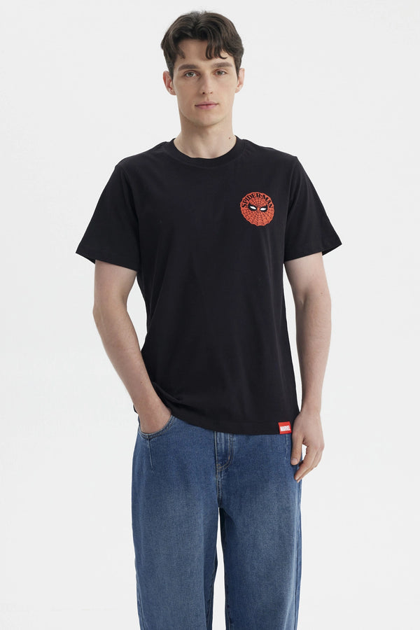 Polera Spider Man Negra