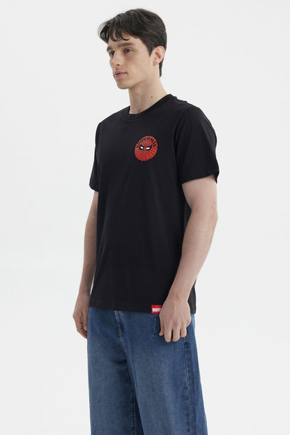Polera Spider Man Negra