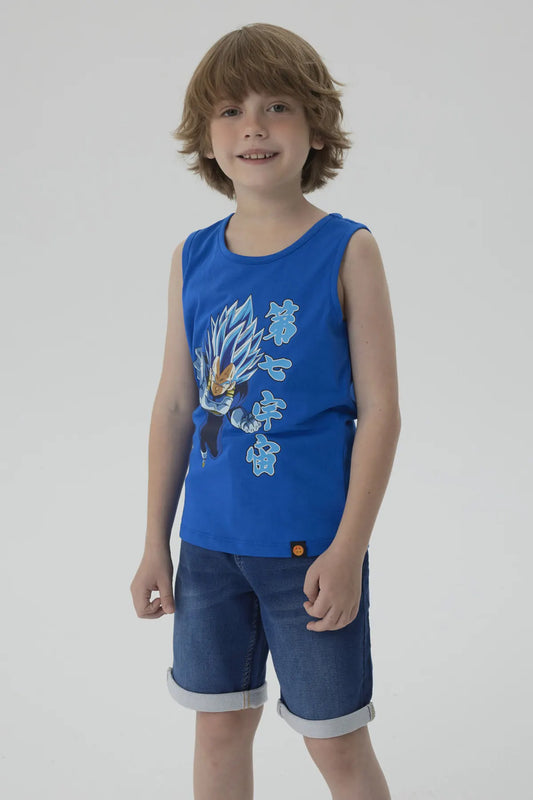 Polera Dragon Ball Azul