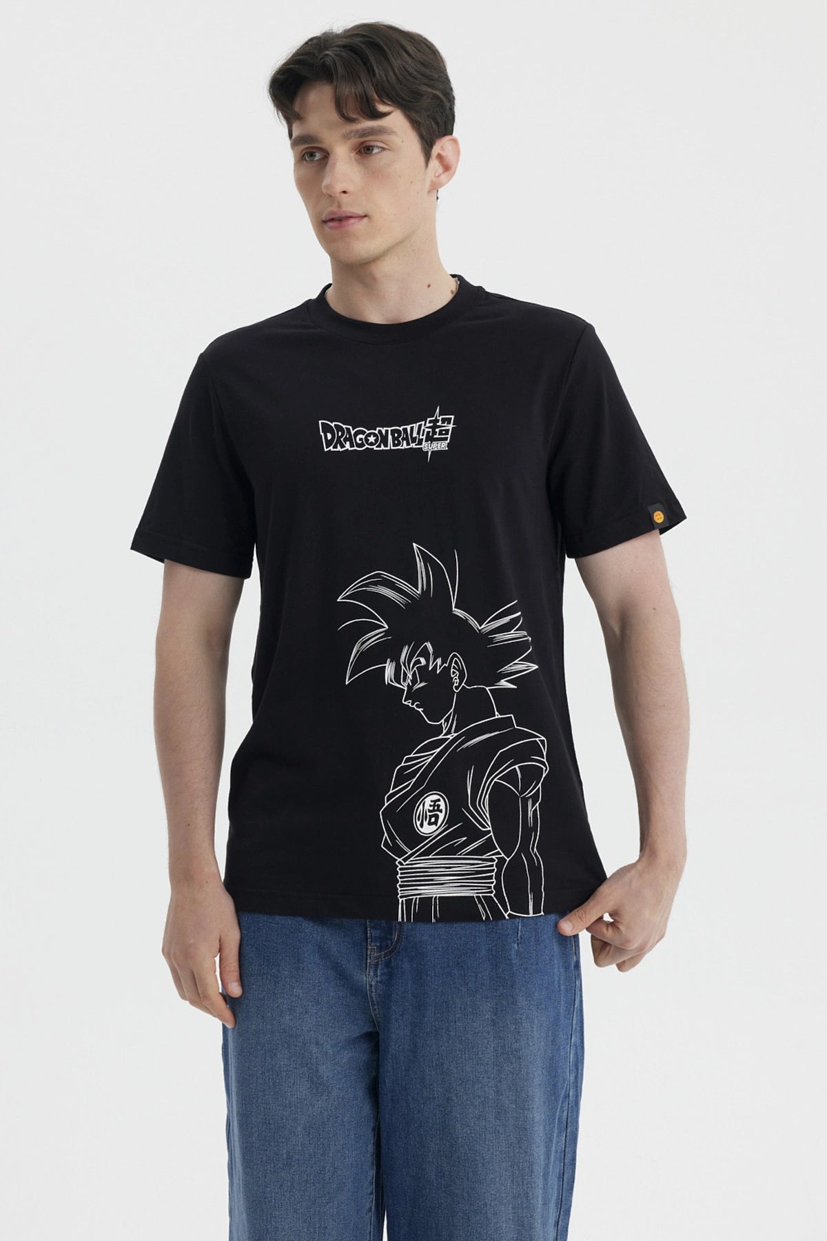 Polera Hombre Dragon Ball Negra