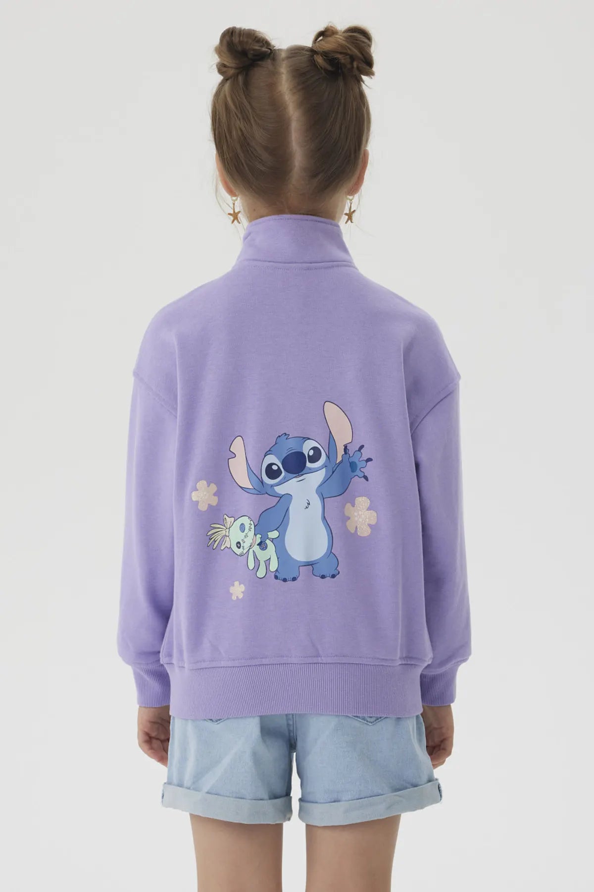 Polerón Stitch Lila