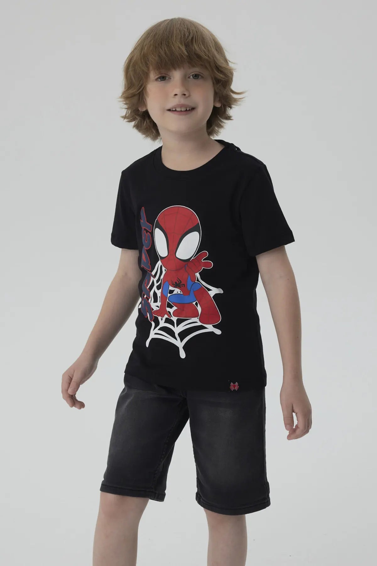Polera Spidey Negra