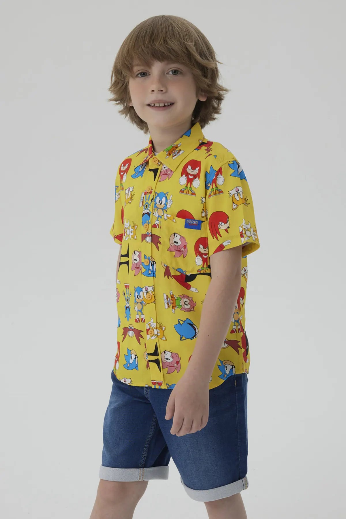 Camisa Sonic Amarillo