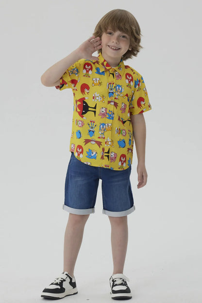 Camisa Sonic Amarillo