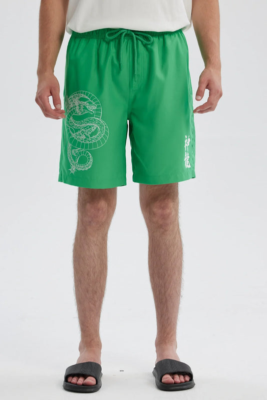 Short De Baño Dragon Ball Verde