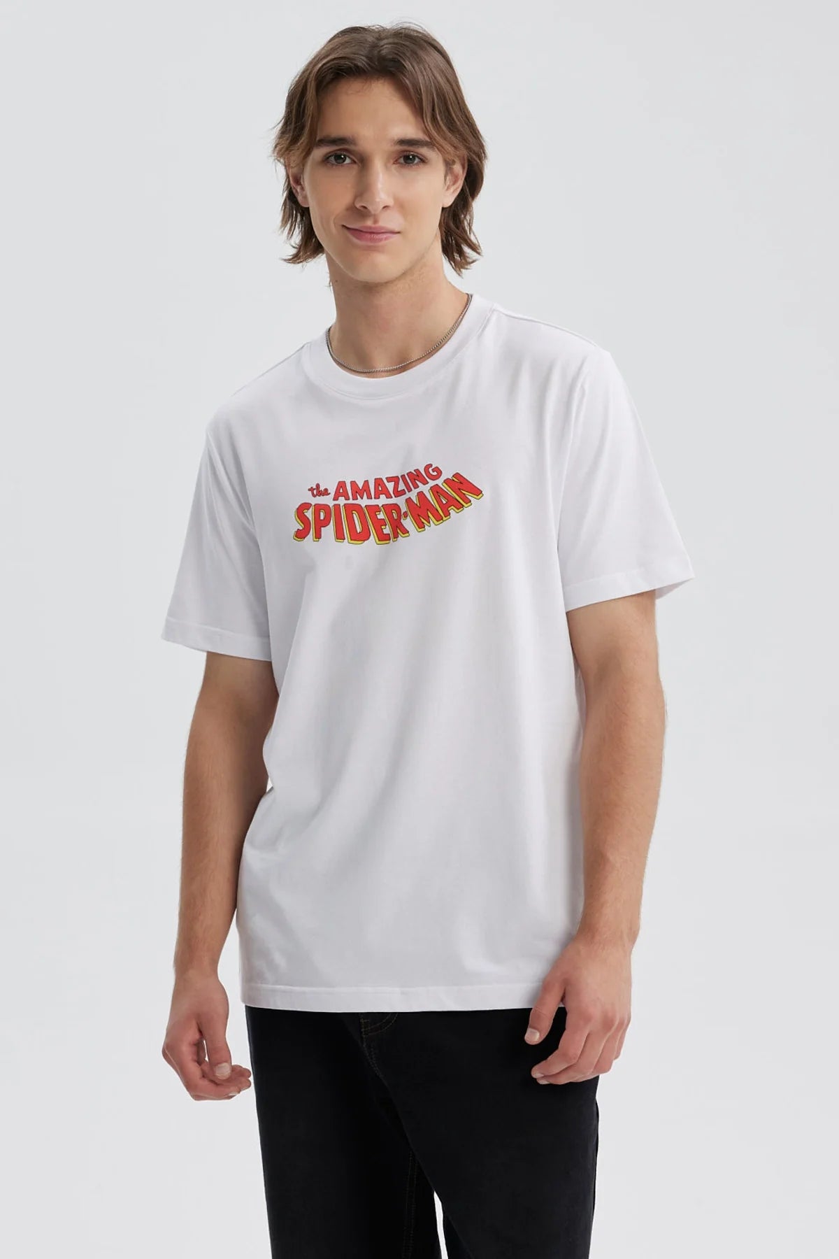 Polera The Amazing Spider Man Blanca