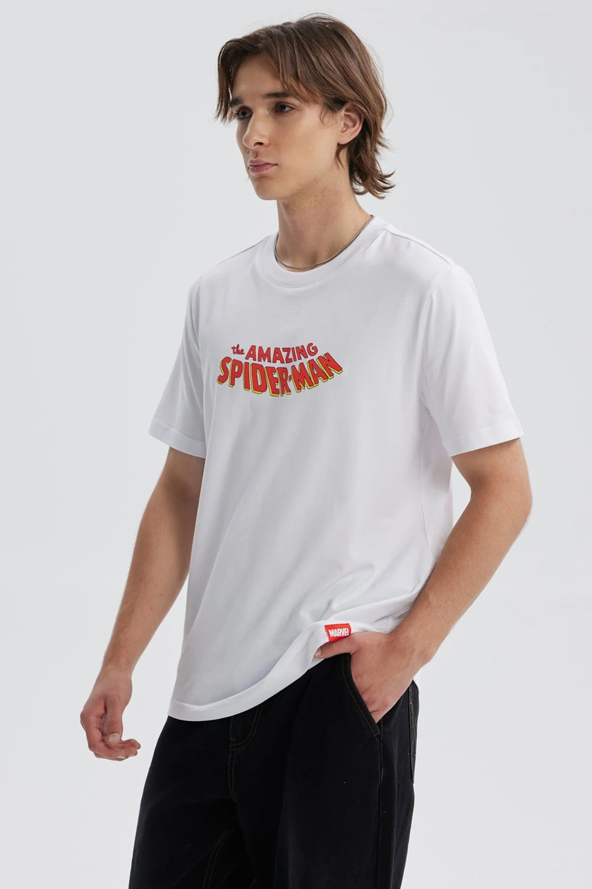 Polera The Amazing Spider Man Blanca