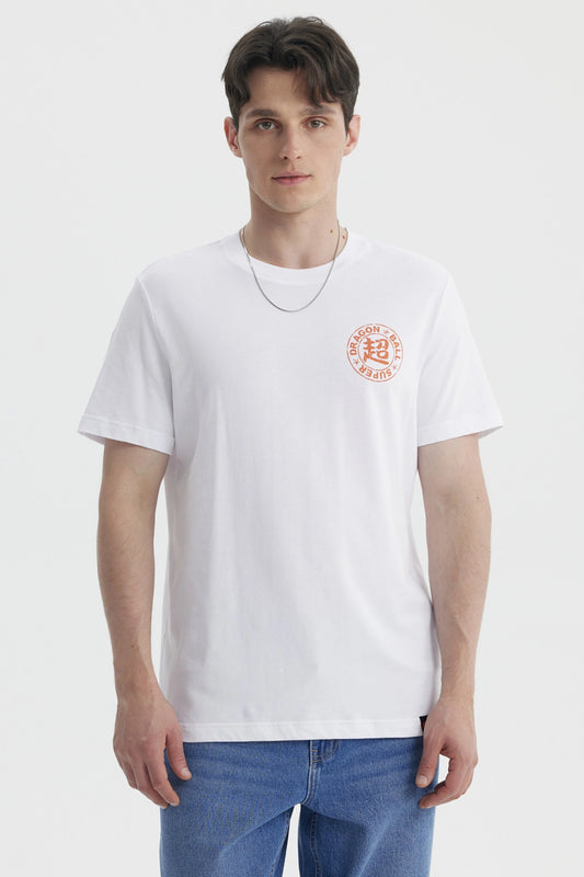 Polera Dragon Ball Blanca