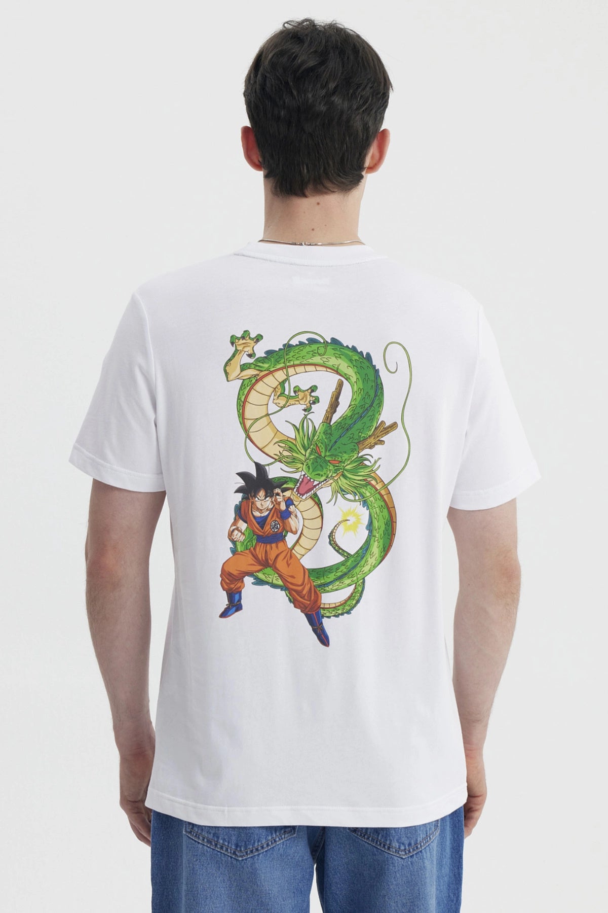 Polera Dragon Ball Blanca
