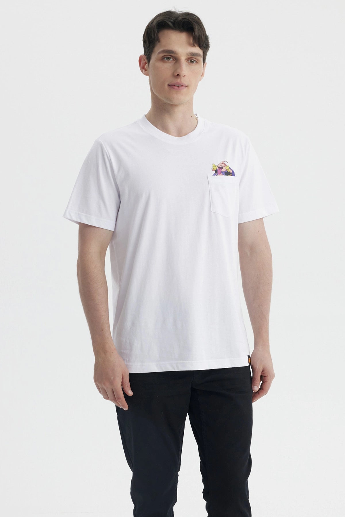 Polera Hombre Dragon Ball Blanca