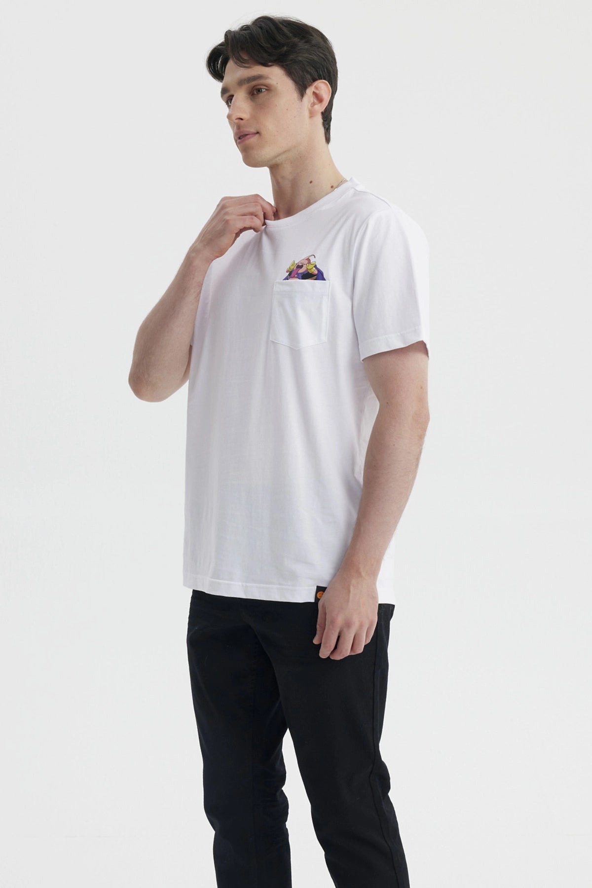 Polera Hombre Dragon Ball Blanca
