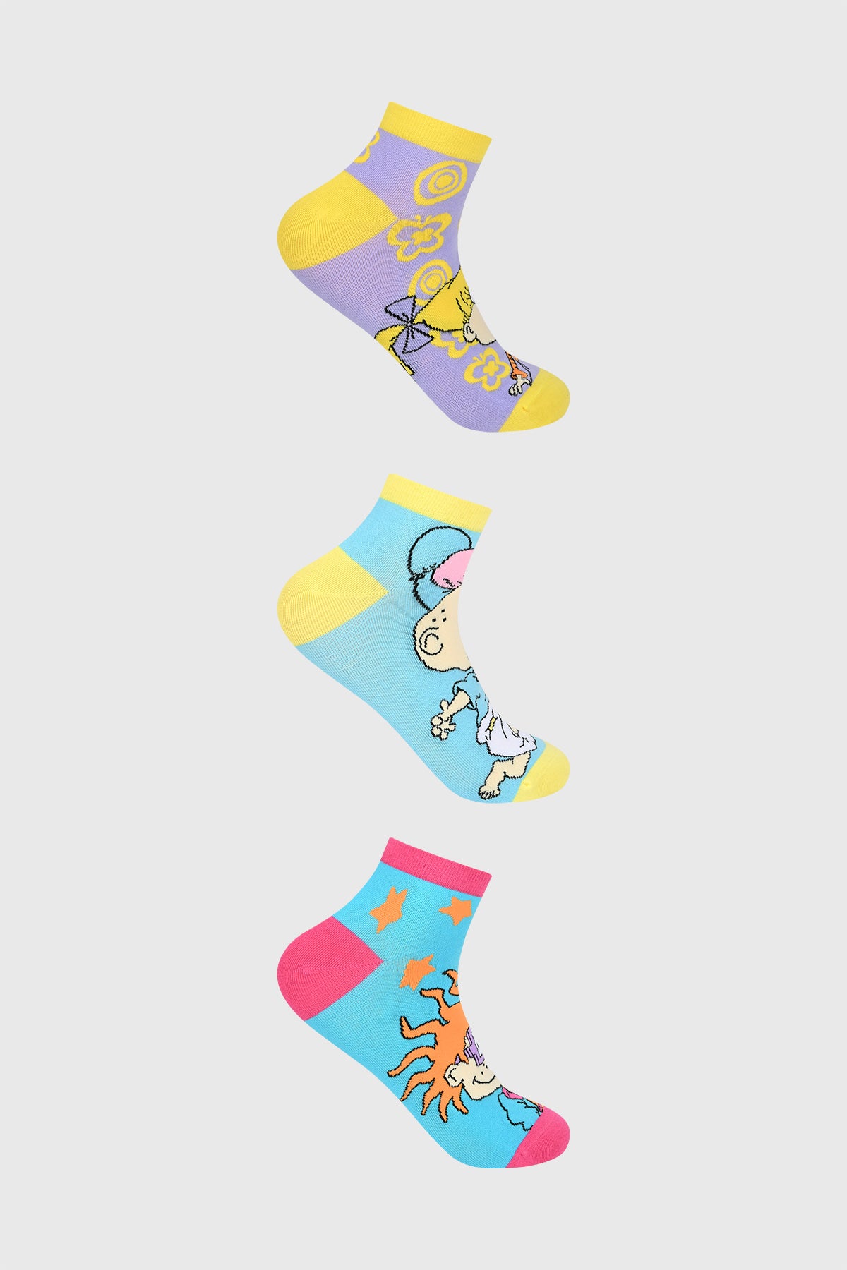 Calceta Mujer Tripack Rugrats